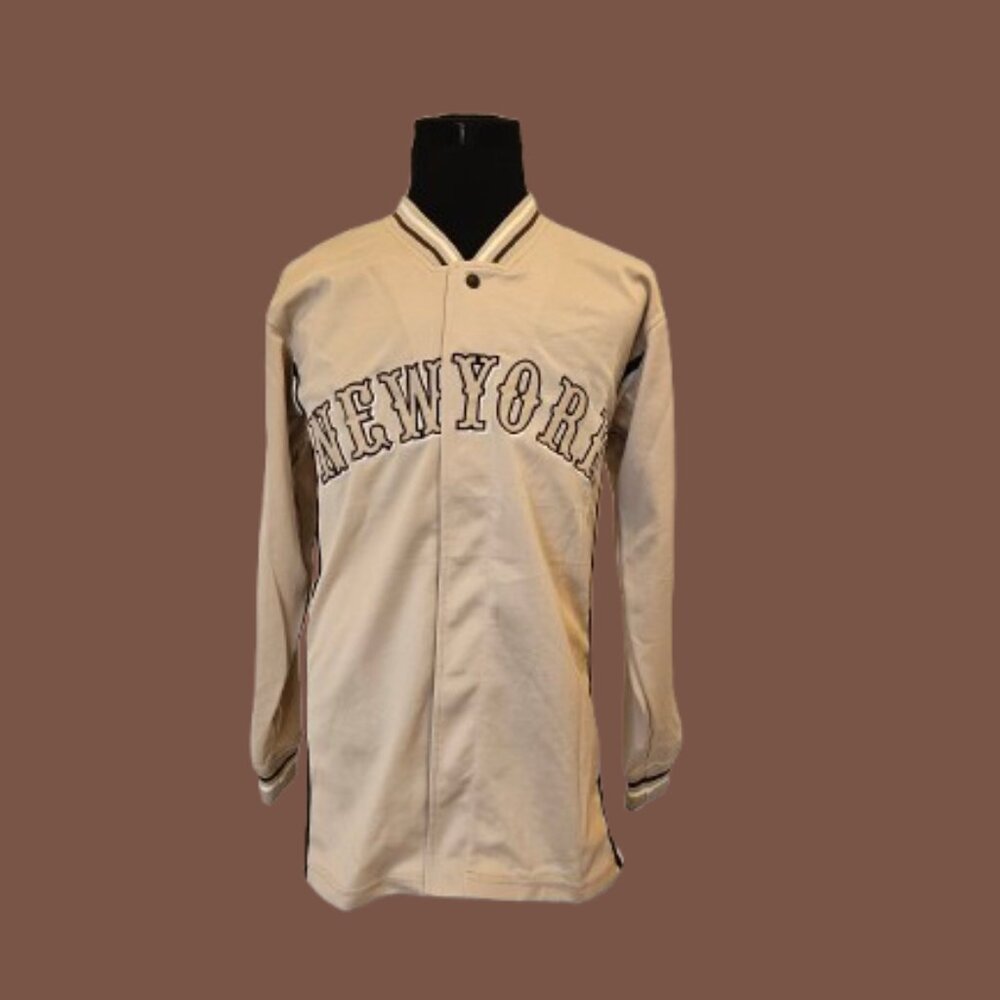 TEAM SPORTS NEW YORK # 03 MEN"S SNAP BUTTON JACKET - SIZE MEDIUM
